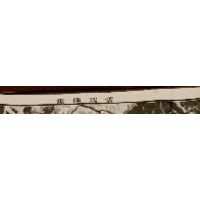 Chinees huis in bos op doek